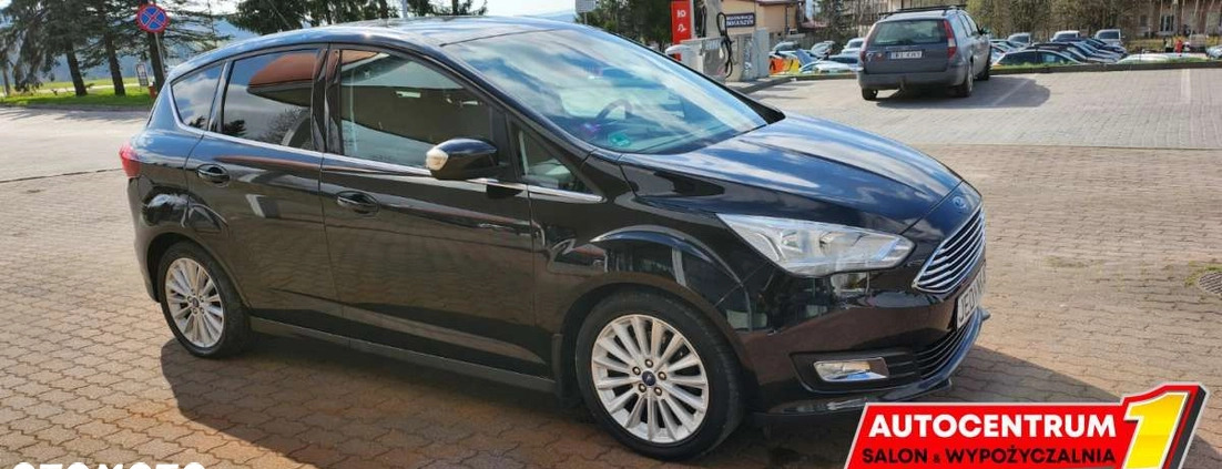 Ford C-MAX cena 36900 przebieg: 187000, rok produkcji 2016 z Pieniężno małe 742